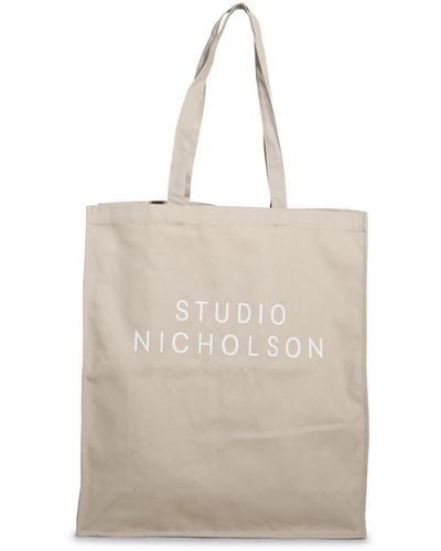 Studio Nicholson Dove Canvas Standard Tote Bag - Natural