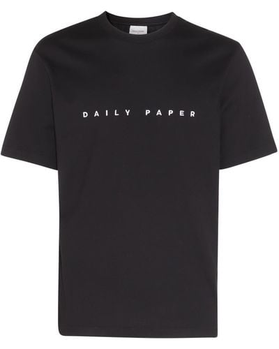 Daily Paper Cotton T-shirt - Black