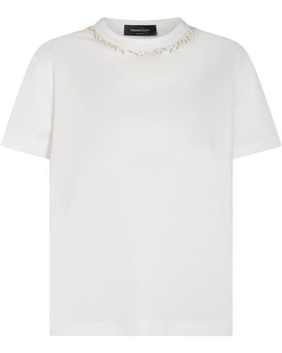 Fabiana Filippi White Cotton T-shirt