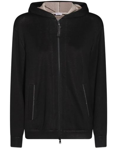 Brunello Cucinelli Cotton Sweatshirt - Black