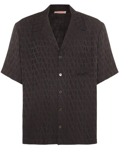 Valentino Garavani Silk Shirt - Black
