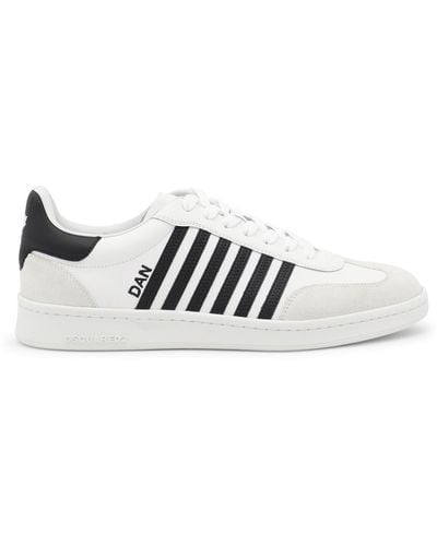 DSquared² White Leather Trainers