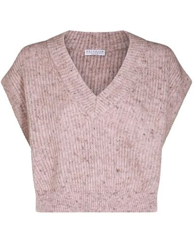 Brunello Cucinelli Wool Knitwear - Pink