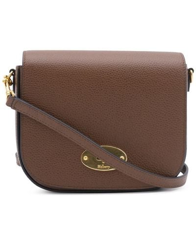 Mulberry Brown Leather Darley Crossbody Bag