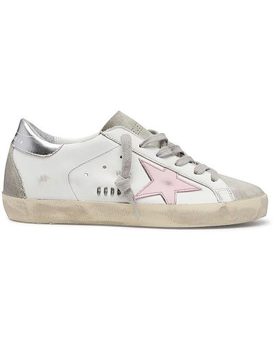 Golden Goose Women's Superstar 81482 Leather And Suede Low-top Sneakers - White