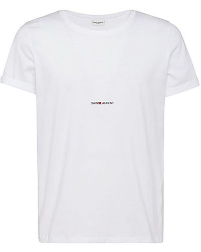 Saint Laurent Cotton T-shirt - White