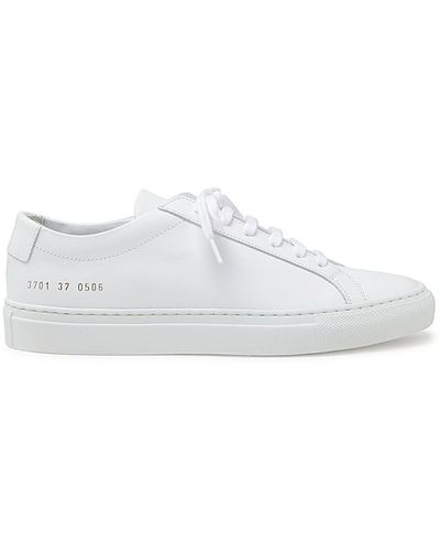Common Projects Leather Original Achilles - White