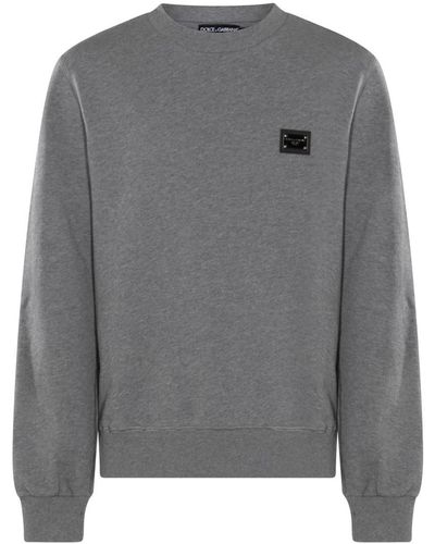 Dolce & Gabbana Cotton Essentials Sweatshirt - Grey
