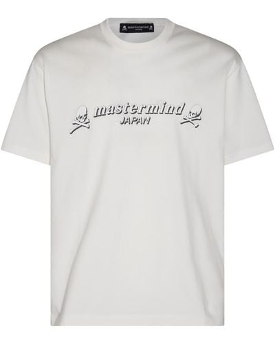 Mastermind Japan And Black Cotton T-shirt - White