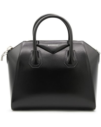 Givenchy Leather Antigona Small Top Handle Bag - Black