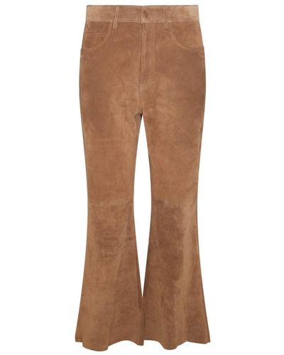 Marni Brown Cotton Trousers