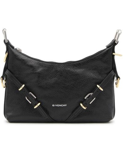 Givenchy Leather Voyou Mini Shoulder Bag - Black