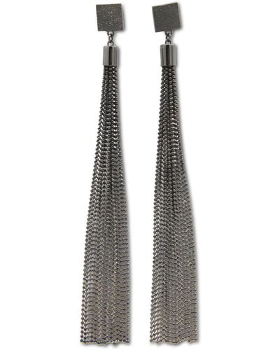 Brunello Cucinelli Silver Tone Metal Earrings - Multicolour