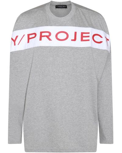 Y. Project Gray Cotton T-shirt