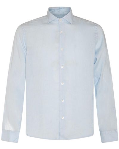 Altea Light Blue Linen Shirt