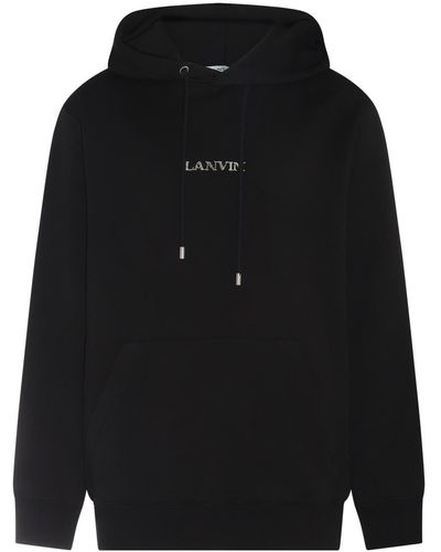 Lanvin Cotton Sweatshirt - Black