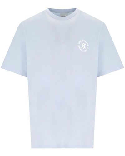 Daily Paper Blue Cotton T-shirt