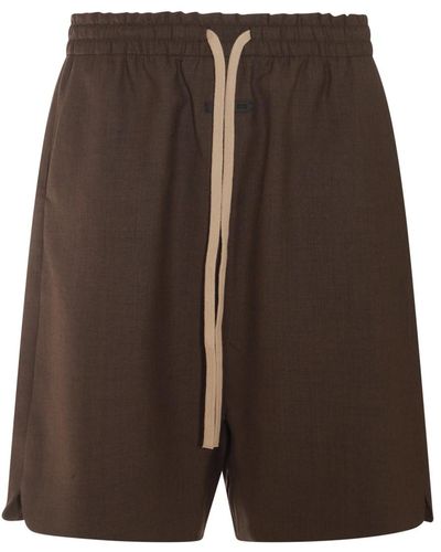 Fear Of God Brown Cotton Shorts