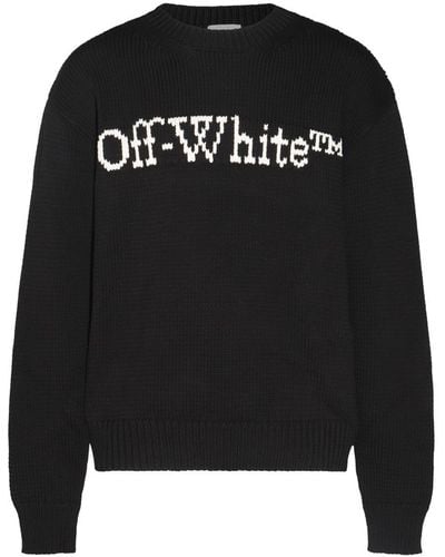 Off-White c/o Virgil Abloh Cotton Knitwear - Black