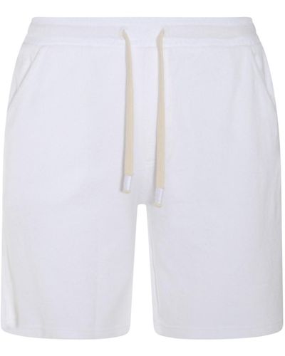 Altea White Cotton Shorts