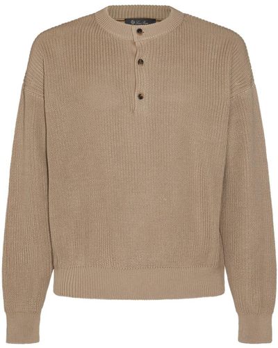 Loro Piana Cotton Knitwear - Natural