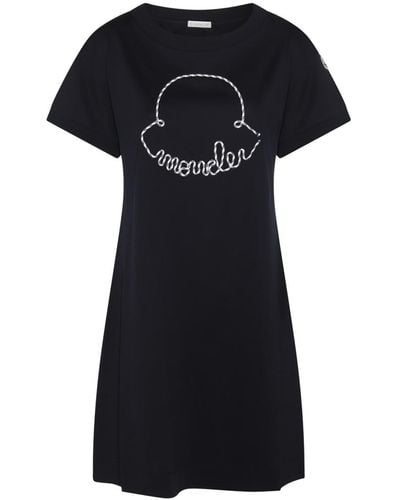 Moncler Black Cotton Dress