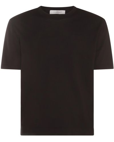 Piacenza Cashmere Cotton T-shirt - Black