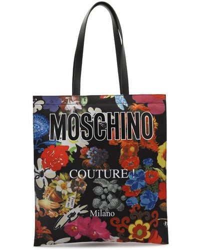 Moschino Color Couture Tote Bag - Black