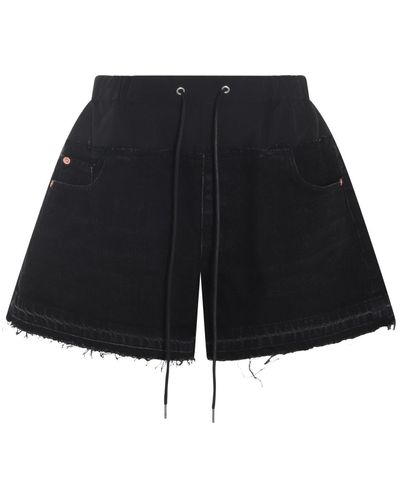 Sacai Cotton Shorts - Black