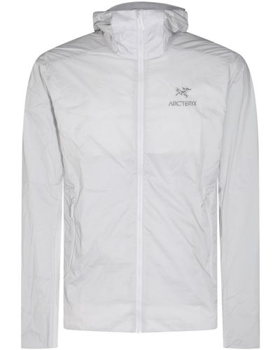 Arc'teryx White Nylon Casual Jacket