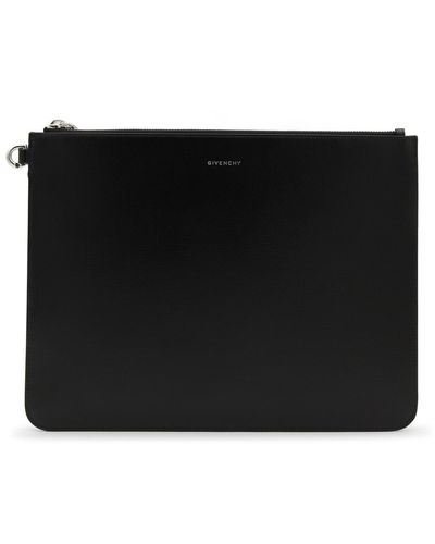 Givenchy Leather Classic 4g Pouche - Black