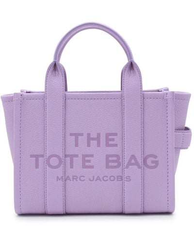 Marc Jacobs Purple Leather The Mini Tote Bag