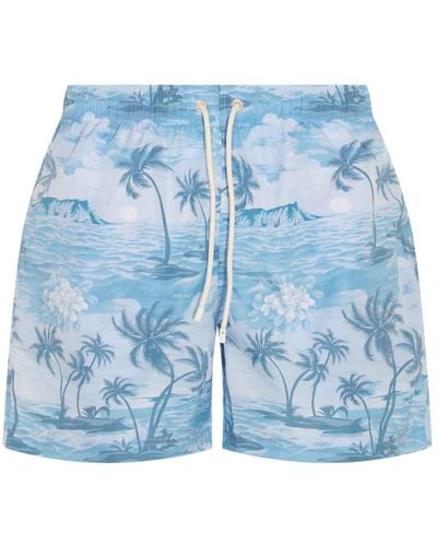 Palm Angels Light Beachwear - Blue