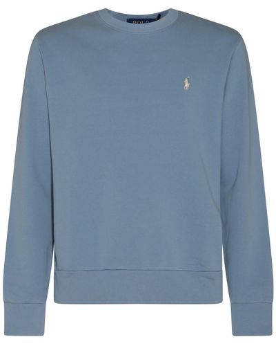 Polo Ralph Lauren Blue Cotton Sweatshirt