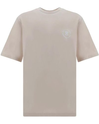 Daily Paper Beige Cotton T-shirt - Gray