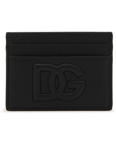 Dolce & Gabbana Leather Cardholder - Black
