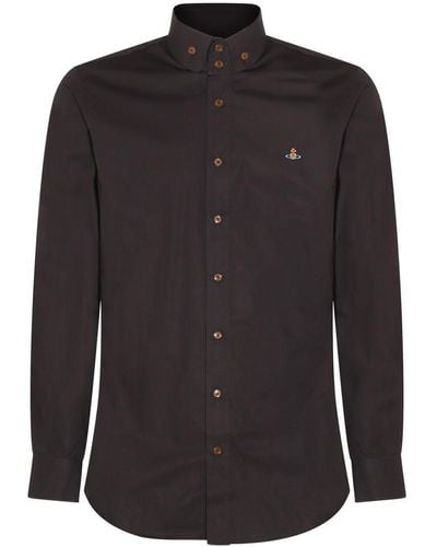 Vivienne Westwood Cotton Orb Shirt - Black