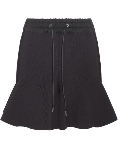 Sacai Nylon Mini Skirt - Black