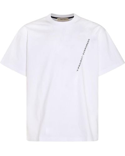 Y. Project White Cotton T-shirt