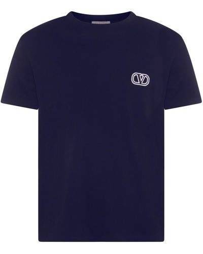 Valentino Garavani Blue Cotton T-shirt