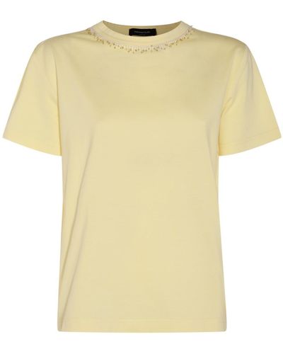 Fabiana Filippi Yellow Cotton T-shirt