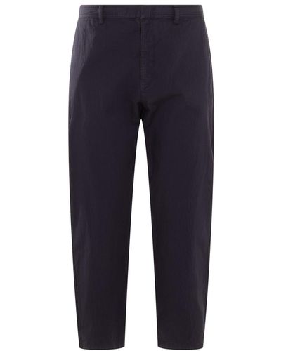 PS by Paul Smith Blue Cotton Trousers