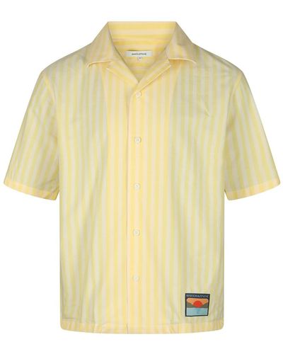 Maison Kitsuné Light Yellow Shirt