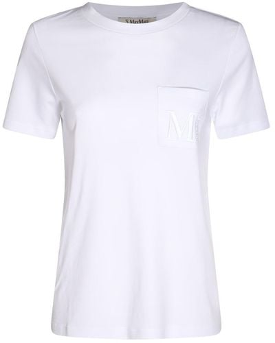 Max Mara Cotton Madera T-shirt - White