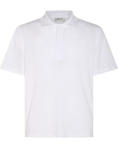 Lanvin Cotton Polo Shirt - White