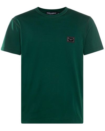 Dolce & Gabbana Green Cotton T-shirt