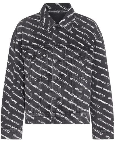 Alexander Wang Grey Cotton Casual Jacket