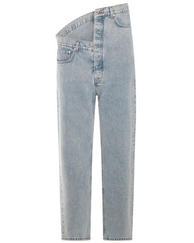 Y. Project Blue Cotton Denim Jeans