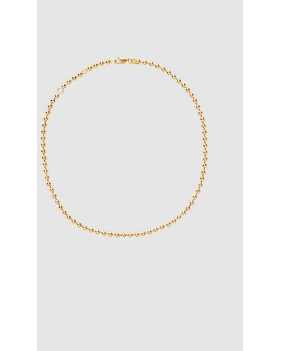 Anine Bing Beaded Necklace - White