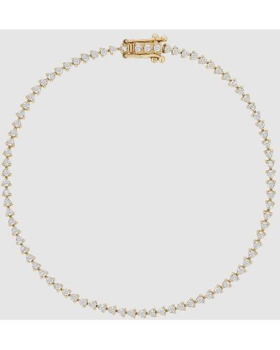 Anine Bing | Sliding Diamond String Bracelet - Gold and Yellow